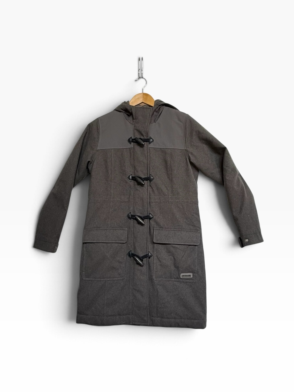 Merrell Select DRY Hooded Toggle Coat Charcoal Gray Small